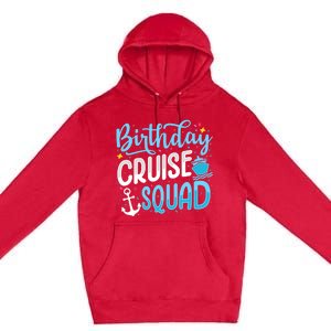 Birthday Cruise Squad Cruising Vacation Funny Crew Premium Pullover Hoodie