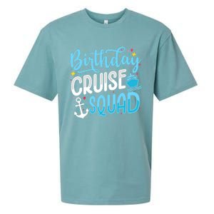 Birthday Cruise Squad Cruising Vacation Funny Crew Sueded Cloud Jersey T-Shirt