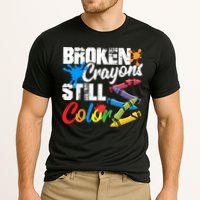 Broken Crayons Still Colortal Health Awareness Performance Shirt