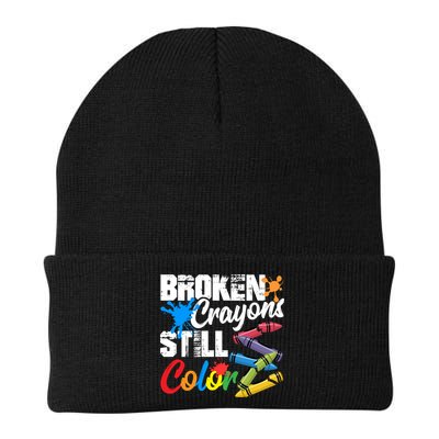 Broken Crayons Still Colortal Health Awareness Beanie