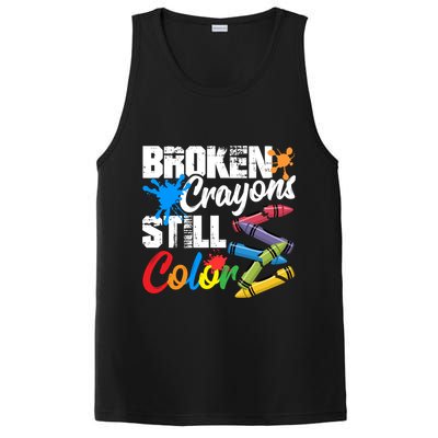 Broken Crayons Still Colortal Health Awareness PosiCharge Competitor Tank