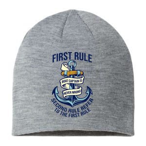 Boat Captain Sailor Seaman Seafarer Maritime Anchor Sustainable Beanie