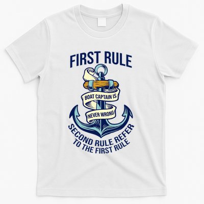 Boat Captain Sailor Seaman Seafarer Maritime Anchor T-Shirt