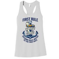 Boat Captain Sailor Seaman Seafarer Maritime Anchor Women's Racerback Tank