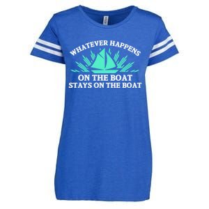 Boat Cruise Ship Family Vacation Trip Gift Enza Ladies Jersey Football T-Shirt