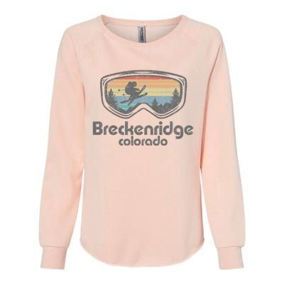 Breckenridge Colorado Ski Mountain Skiing Womens California Wash Sweatshirt