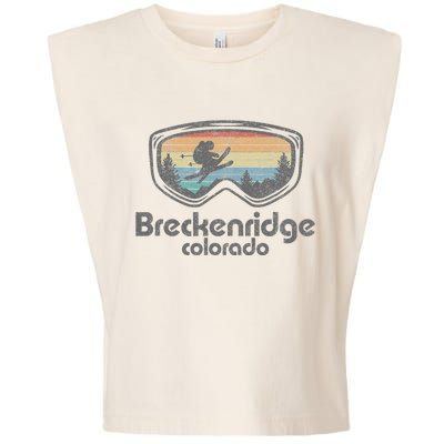 Breckenridge Colorado Ski Mountain Skiing Garment-Dyed Women's Muscle Tee