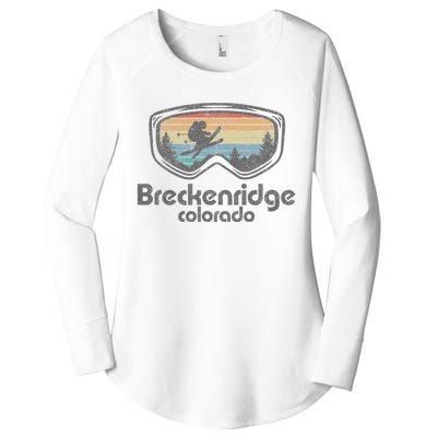 Breckenridge Colorado Ski Mountain Skiing Women's Perfect Tri Tunic Long Sleeve Shirt