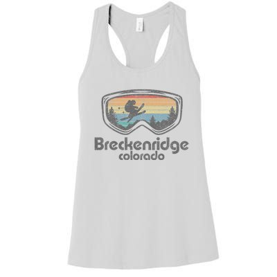 Breckenridge Colorado Ski Mountain Skiing Women's Racerback Tank