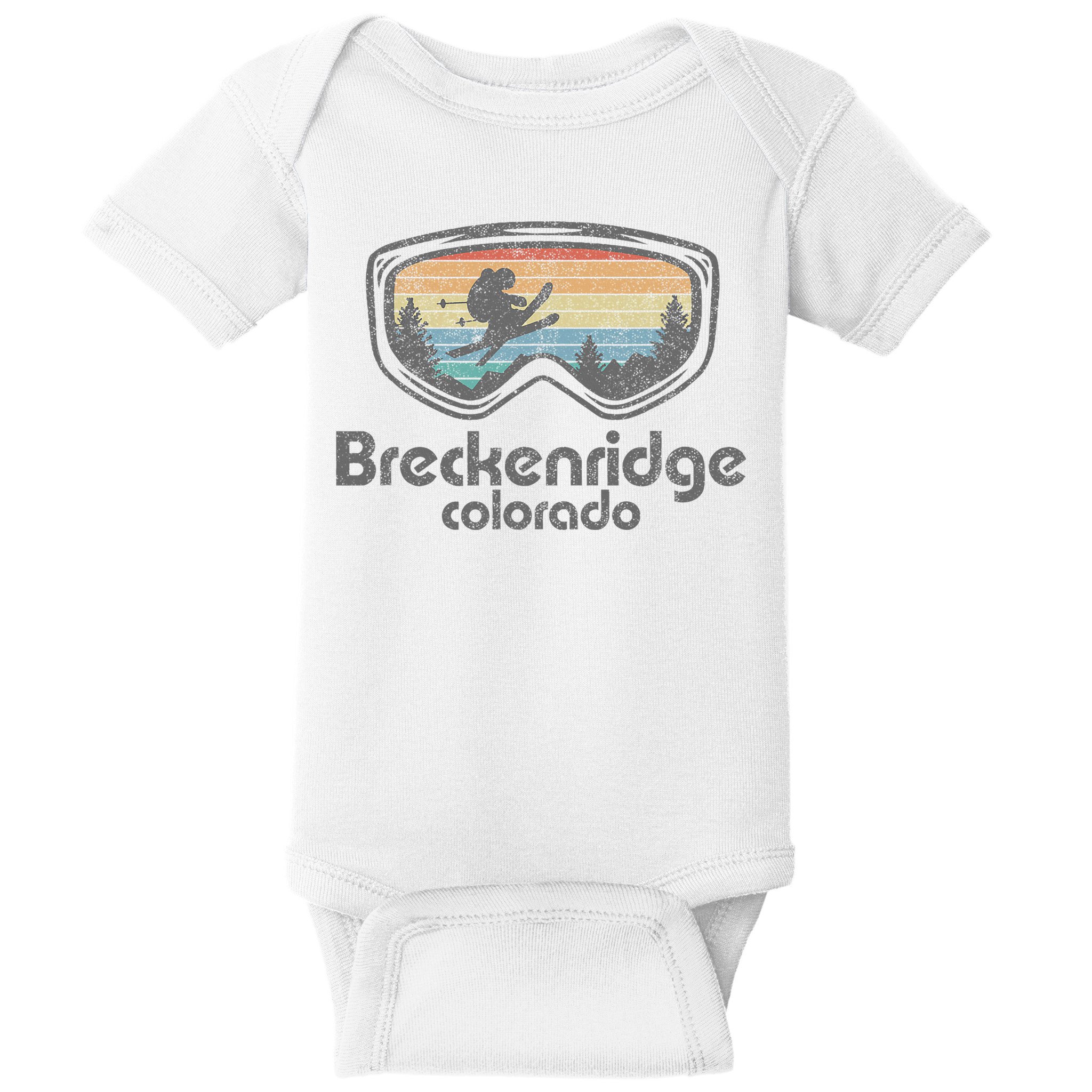 Breckenridge Colorado Ski Mountain Skiing Baby Bodysuit