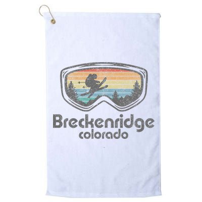 Breckenridge Colorado Ski Mountain Skiing Golf Towel