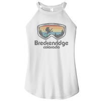 Breckenridge Colorado Ski Mountain Skiing Women's Perfect Tri Rocker Tank