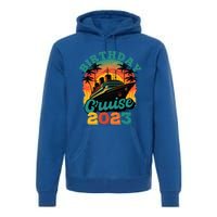 Birthday Cruise Squad Party Family Matching Cruise Ship Gift Premium Hoodie