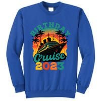 Birthday Cruise Squad Party Family Matching Cruise Ship Gift Tall Sweatshirt