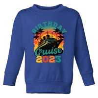 Birthday Cruise Squad Party Family Matching Cruise Ship Gift Toddler Sweatshirt