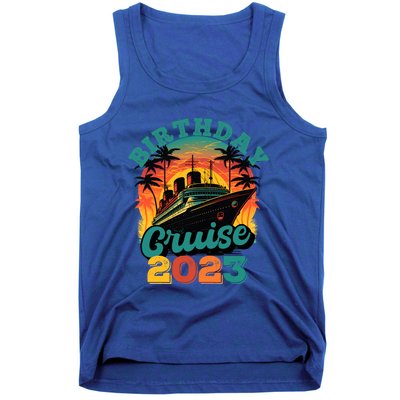 Birthday Cruise Squad Party Family Matching Cruise Ship Gift Tank Top