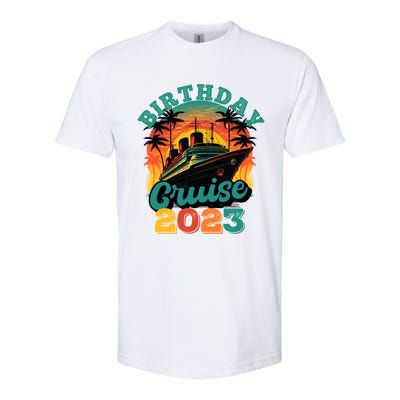 Birthday Cruise Squad Party Family Matching Cruise Ship Gift Softstyle CVC T-Shirt