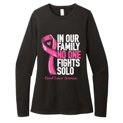 Breast Cancer Support Pink Family Breast Cancer Awareness Womens CVC Long Sleeve Shirt