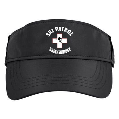 Breckenridge Colorado Ski Patrol Gift Adult Drive Performance Visor