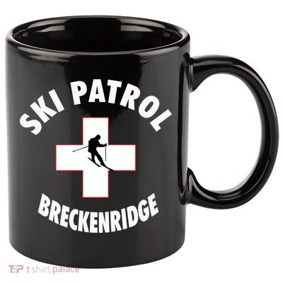 Breckenridge Colorado Ski Patrol Gift 11oz C Handle Ceramic Mug