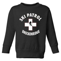 Breckenridge Colorado Ski Patrol Gift Toddler Sweatshirt