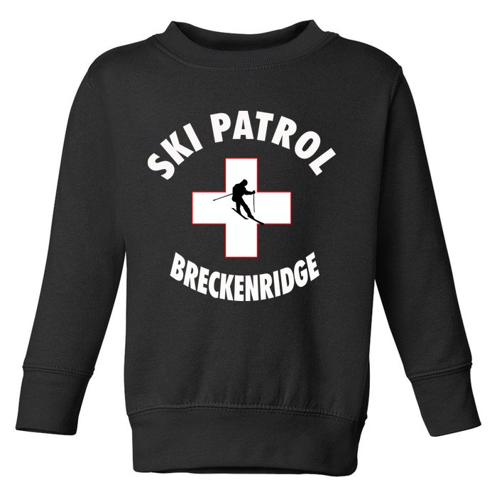 Breckenridge Colorado Ski Patrol Gift Toddler Sweatshirt