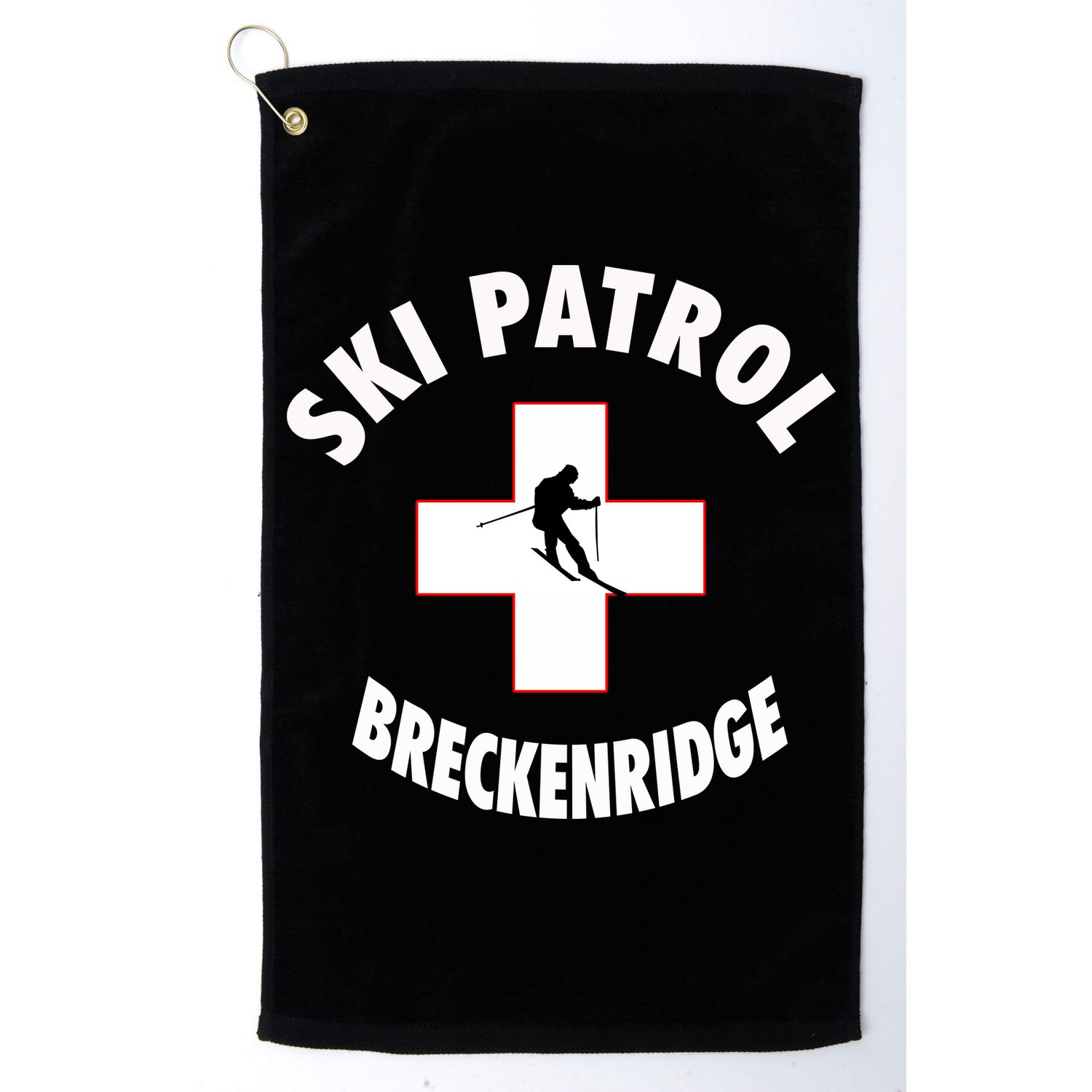 Breckenridge Colorado Ski Patrol Gift Golf Towel