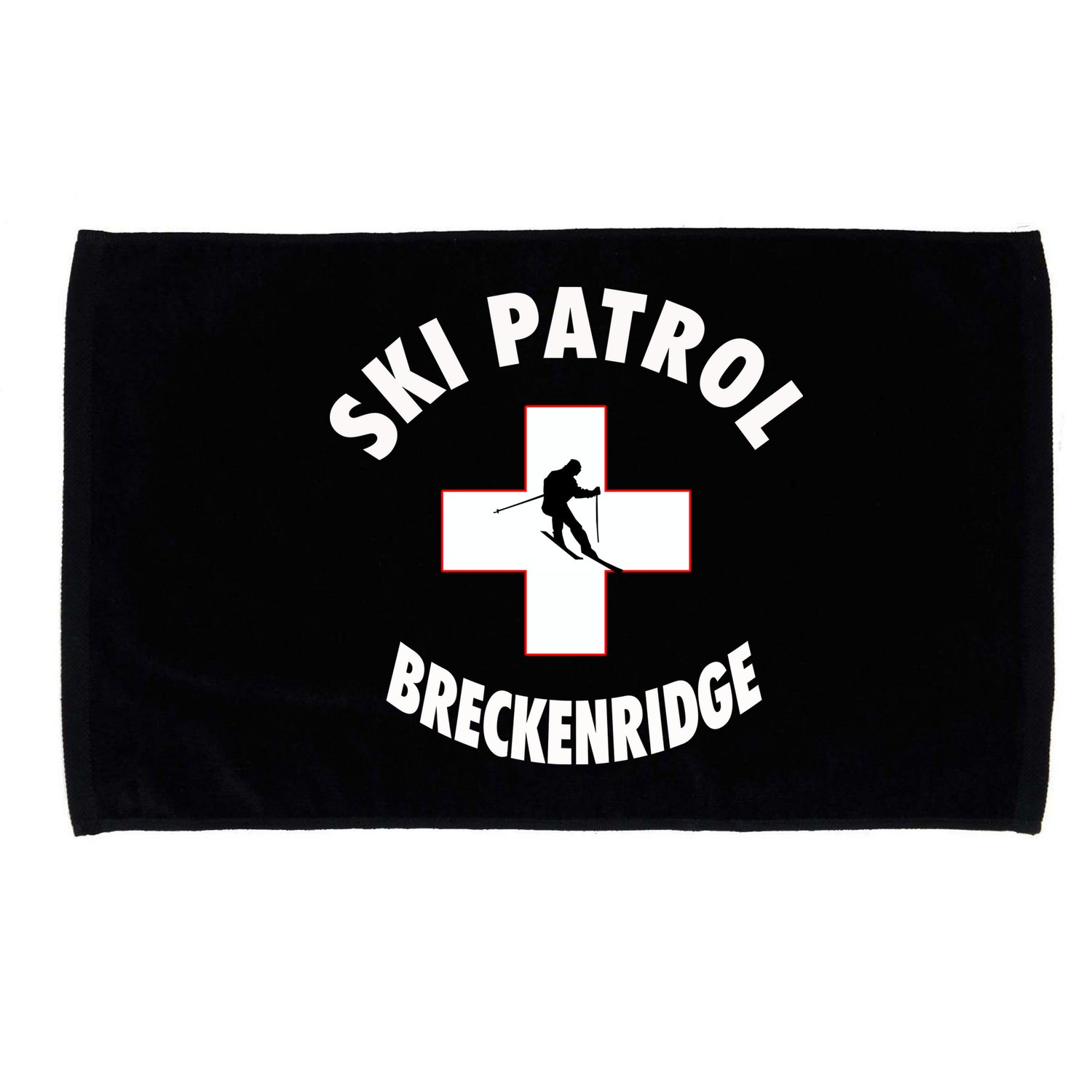 Breckenridge Colorado Ski Patrol Gift Microfiber Hand Towel