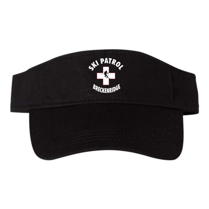 Breckenridge Colorado Ski Patrol Gift Valucap Bio-Washed Visor