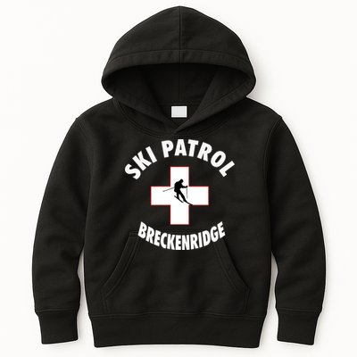 Breckenridge Colorado Ski Patrol Gift Kids Hoodie