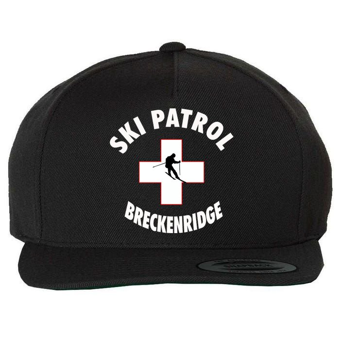 Breckenridge Colorado Ski Patrol Gift Wool Snapback Cap