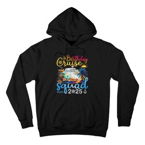 Birthday Cruise Squad 2025 Family Cruise Vacation Birthday Hoodie