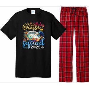 Birthday Cruise Squad 2025 Family Cruise Vacation Birthday Pajama Set