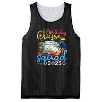 Birthday Cruise Squad 2025 Family Cruise Vacation Birthday Mesh Reversible Basketball Jersey Tank