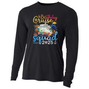 Birthday Cruise Squad 2025 Family Cruise Vacation Birthday Cooling Performance Long Sleeve Crew