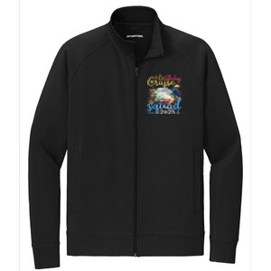 Birthday Cruise Squad 2025 Family Cruise Vacation Birthday Stretch Full-Zip Cadet Jacket