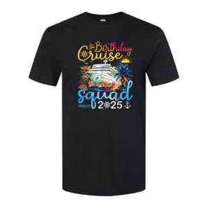 Birthday Cruise Squad 2025 Family Cruise Vacation Birthday Softstyle CVC T-Shirt