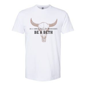 Boho Cow Skull Howdy Wild West Softstyle CVC T-Shirt