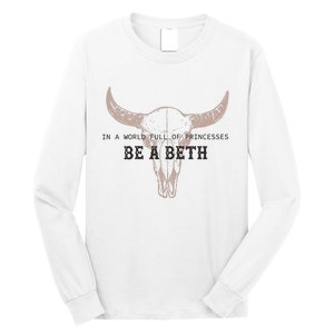 Boho Cow Skull Howdy Wild West Long Sleeve Shirt