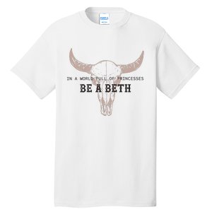 Boho Cow Skull Howdy Wild West Tall T-Shirt