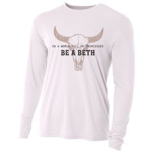 Boho Cow Skull Howdy Wild West Cooling Performance Long Sleeve Crew