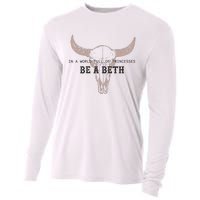 Boho Cow Skull Howdy Wild West Cooling Performance Long Sleeve Crew