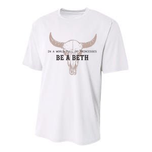 Boho Cow Skull Howdy Wild West Performance Sprint T-Shirt