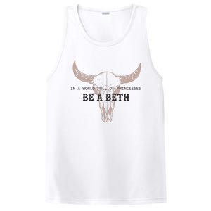 Boho Cow Skull Howdy Wild West PosiCharge Competitor Tank