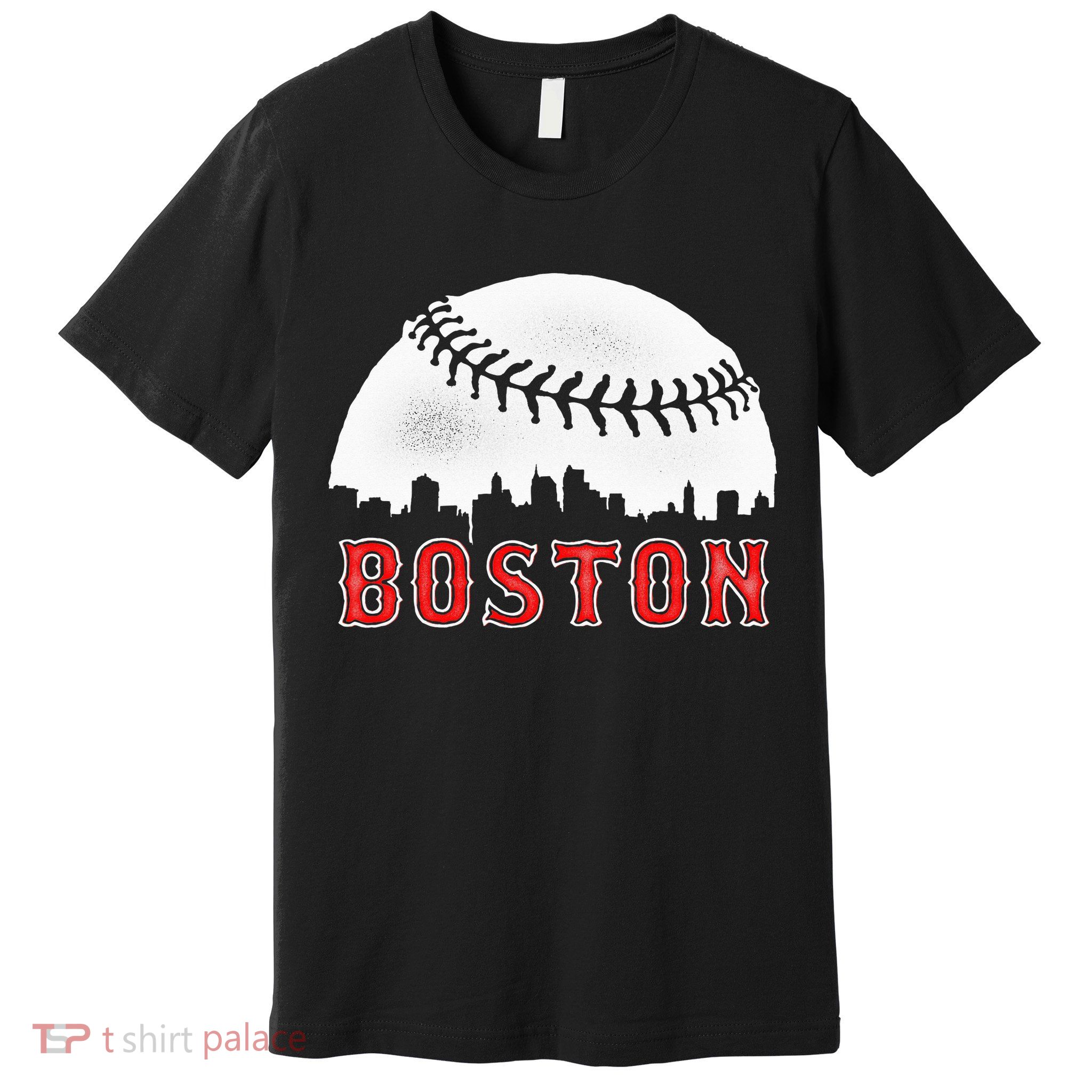 boston city skyline baseball Premium T-Shirt