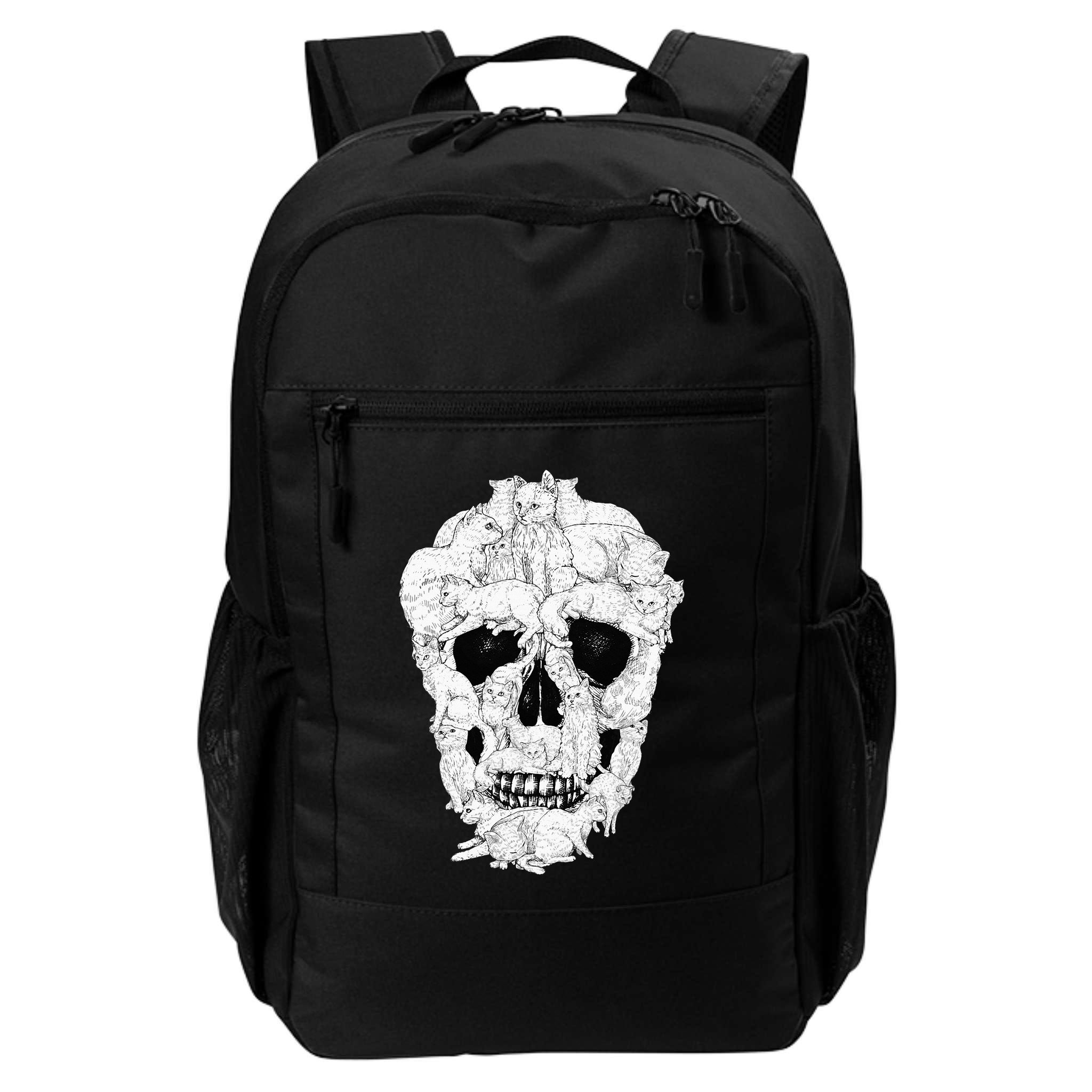 Best Cat Skull Halloween Skeleton Cat Lover Backpack