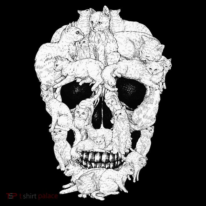 Best Cat Skull Halloween Skeleton Cat Lover Poster