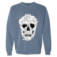 Best Cat Skull Halloween Skeleton Cat Lover Garment-Dyed Sweatshirt