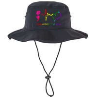 Broken Crayons Still Color Mental Health Awareness Semicolon Legacy Cool Fit Booney Bucket Hat