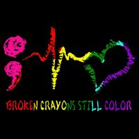 Broken Crayons Still Color Mental Health Awareness Semicolon Bucket Hat